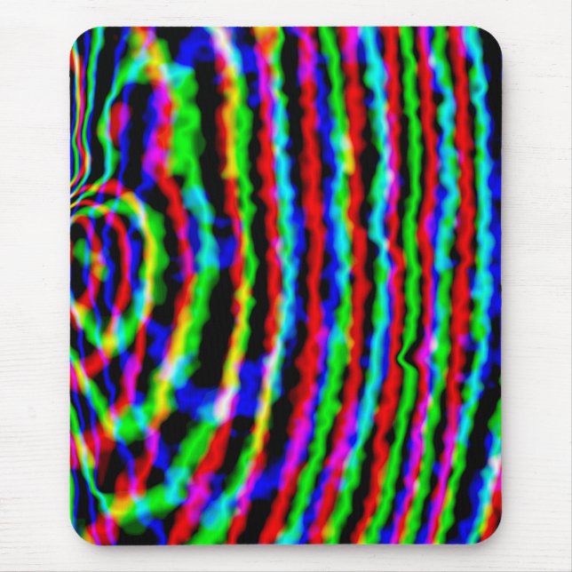 Neon Streamers Mousepad Musmatta (Framsidan)
