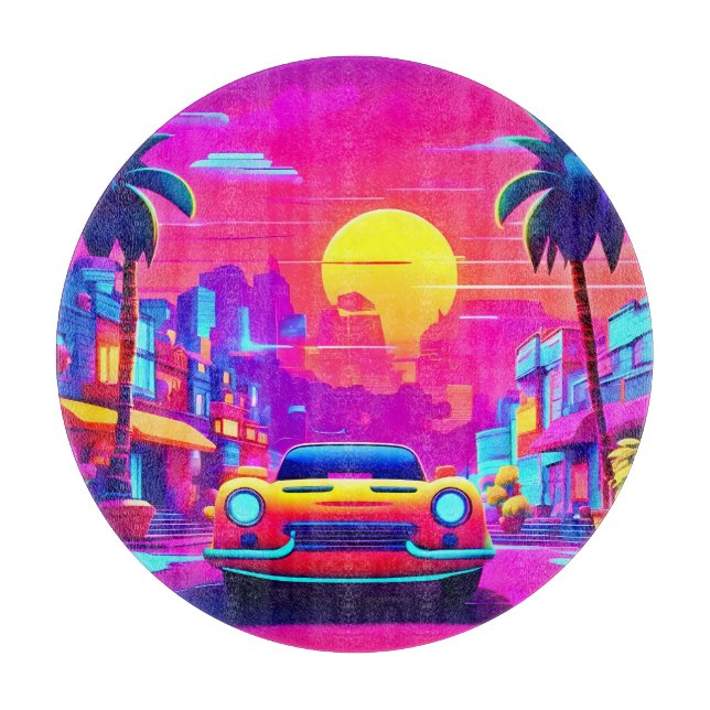 Neon Sunset City Drive (Framsidan)