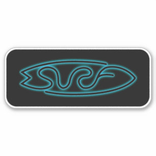 Neon Surfa Klistermärken