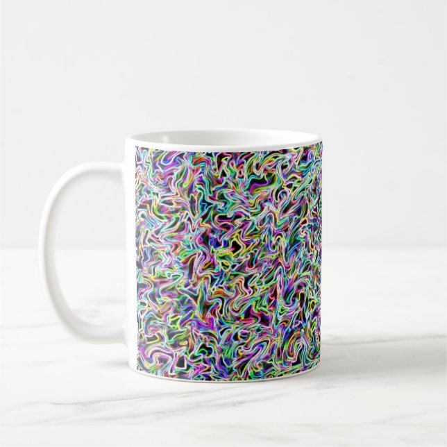 Neon Swirl 11oz Mugg (Vänster)