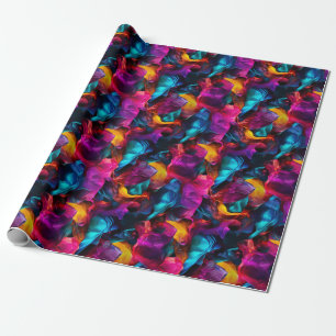 Neon Symmetry-Abstrakt Presentpapper