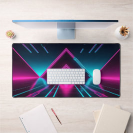 Neon Synthwave Cyberpunk Portal Spelardatoruppstäl
