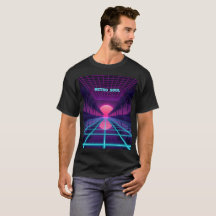 Neon Synthwave Horisont - Retro 80-tals Cyberpunk 