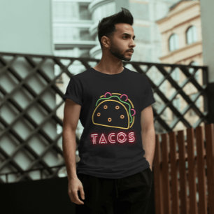 Neon Tacos Symbol T Shirt