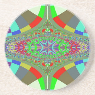 Neon tänder stegeFractal Underlägg