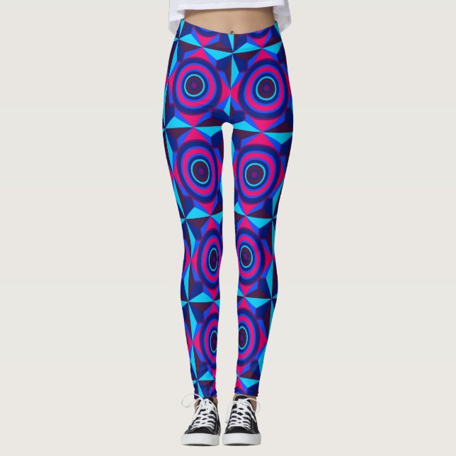 Neon Tech Pulse Leggings (Framsida)