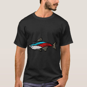 Neon tetra - sötvattenakvariefisk t shirt