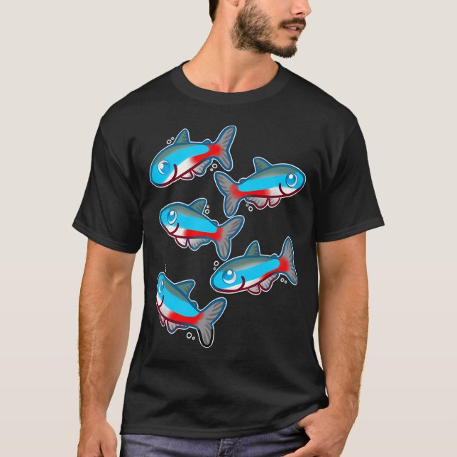 Neon Tetra T Shirt (Framsida)