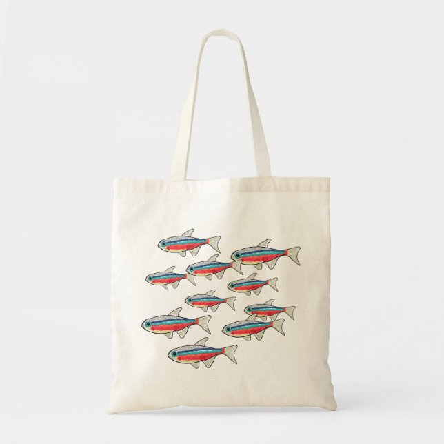 Neon Tetra Tygkasse (Framsidan)