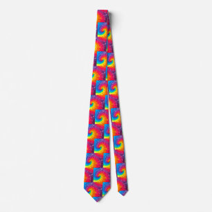 Neon Tie-dye Mönster Slips