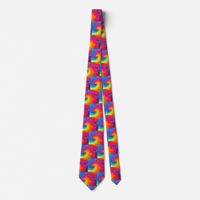 Neon Tie-dye Mönster Slips (Framsida)