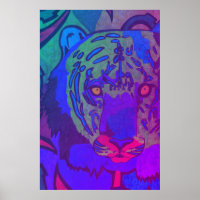 Neon Tiger BlackLight