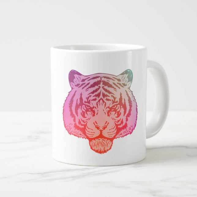 Neon Tiger Jumbo Mugg (Framsida höger)