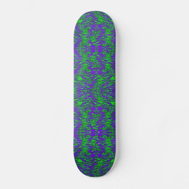 Neon Tiger Skateboard Bräda 20,5 Cm (Framsida)