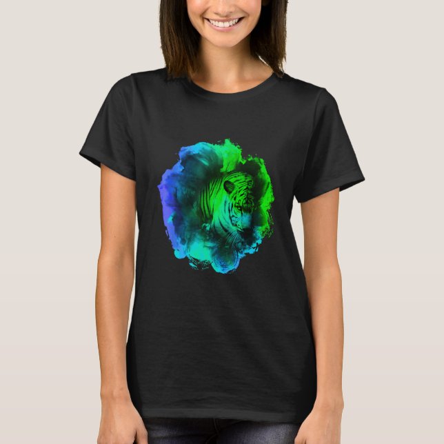 Neon Tiger T Shirt (Framsida)