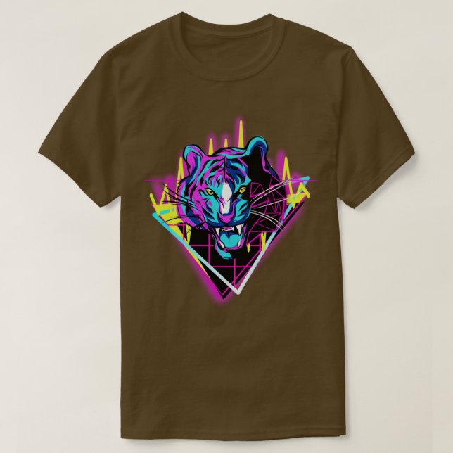 Neon Tiger T Shirt (Design framsida)