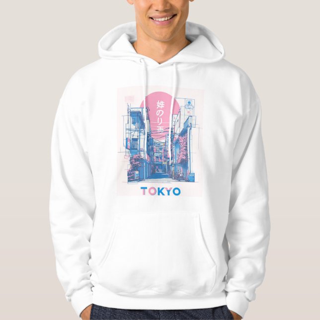 Neon Tokyo Hoodie (Framsida)