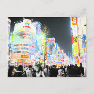 Neon Tokyo Vykort