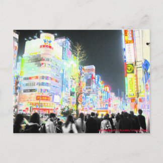 Neon Tokyo Vykort