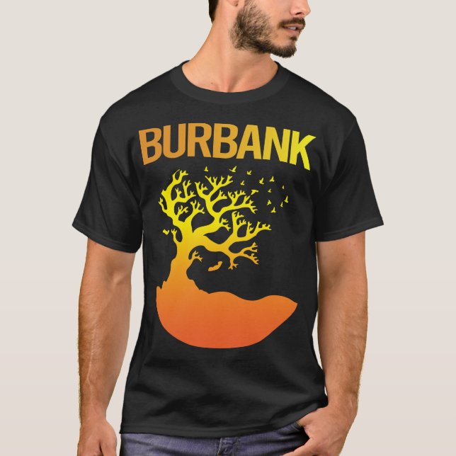 Neon Träd - Burbank T Shirt (Framsida)