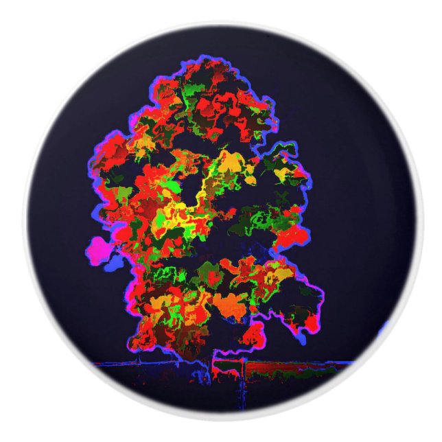 Neon Träd Explosion Knopp (Framsidan)