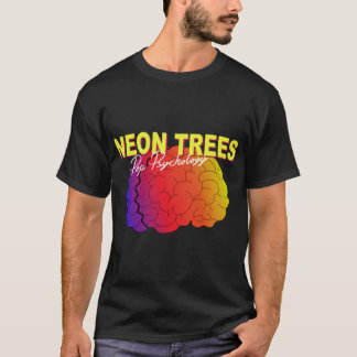 Neon Träd Pop Psychology Classic T- Shirt T
