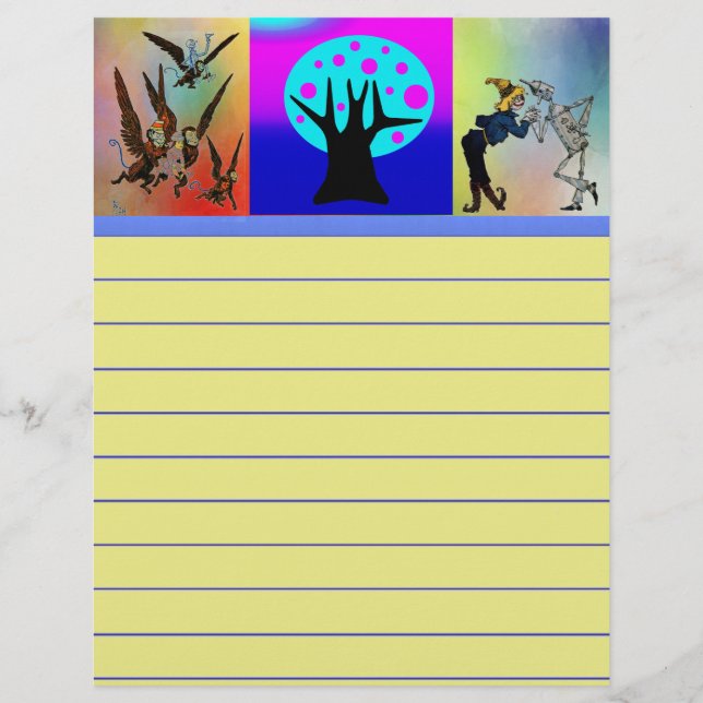 Neon Träd Stationery (Framsida)