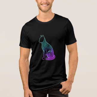 Neon Tribal Katt T-Shirt