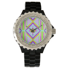 Neon Tribala Drömmar Kalejdoskop Armbandsur