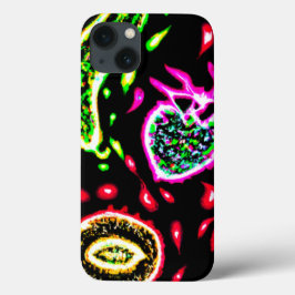 Neon Tropical Fruits Mönster Art. Buy Now