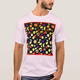 Neon Tropik Fruits Burst T Shirt