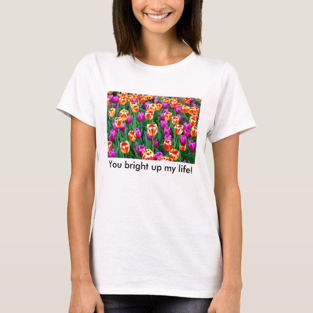 Neon Tulips T-shirt (Framsida)