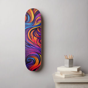 NEON VÅGAR MINI SKATEBOARD BRÄDA 18,5 CM
