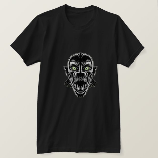 Neon Vampire Monster Graphic  T Shirt (Design framsida)