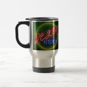 Neon Vegan Kitchen-skylt Resemugg