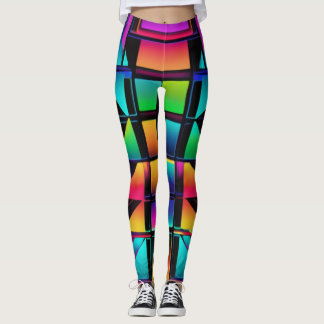 Neon Vibe Strålglans Leggings