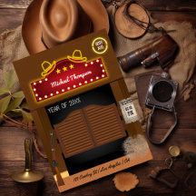 Neon Vilda Västern Cowboy-inspirerad Examenfest