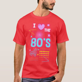 Neon Vintage Geek girl T Shirt
