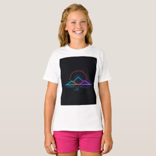 Neon Vinter Streetwear Mood Konstverk T Shirt