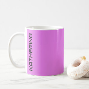 Neon Violet Solid Färg PERSONLIG Kaffemugg