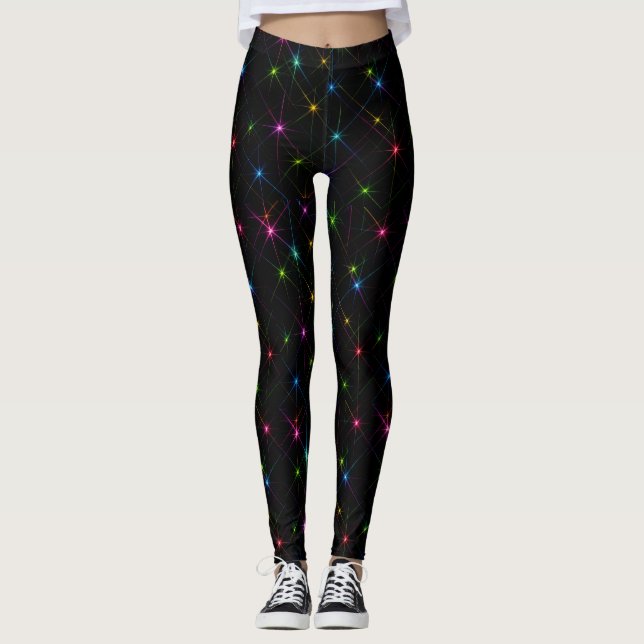 Neon Voltage™ - en maelstroMedia-textil original Leggings (Framsida)