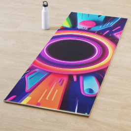 Neon Vortex Abstrakt Space Art
