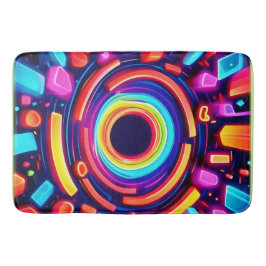 Neon Vortex Odyssey Badrumsmatta