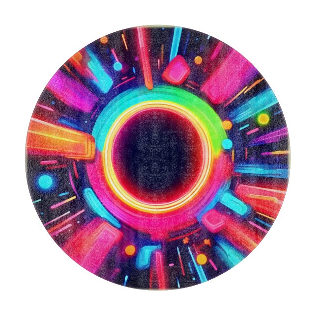 Neon Vortex of Light Art (Framsidan)