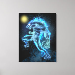 Neon Warevargen Canvastryck