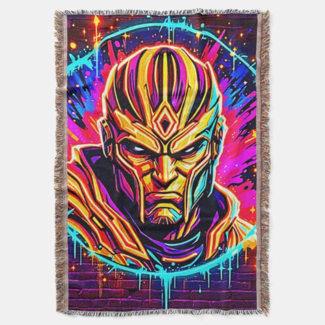 Neon Warrior Power Art Filt (Framsidan Vertikal)