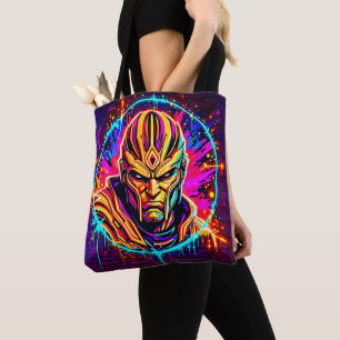 Neon Warrior Power Art Tygkasse
