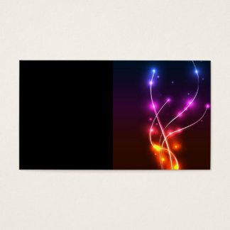Neon-Wave-Vector-Background NEON WAVE SWIRLS LIGHT Visitkort