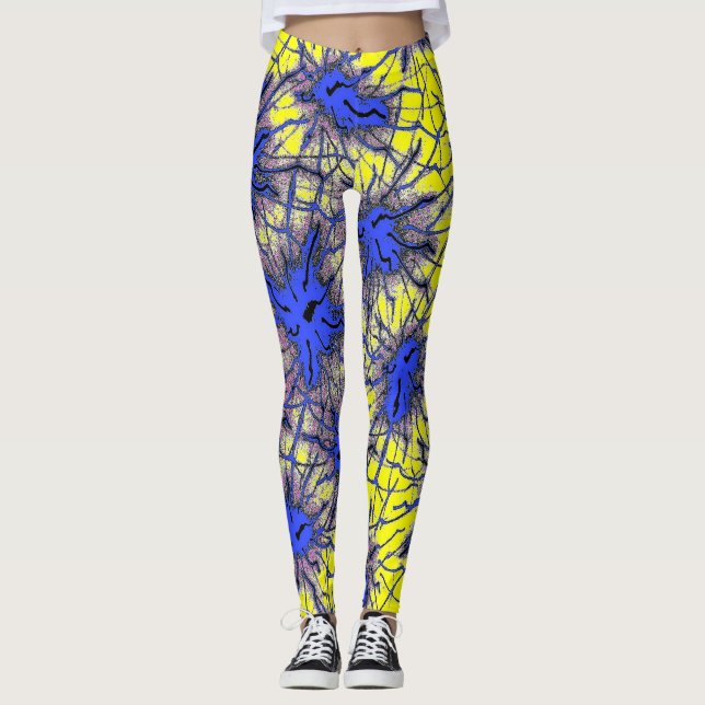 Neon Web Leggings (Framsida)