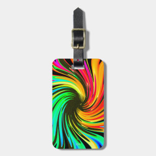 Neon Whirlpool Galaxy Bagagebricka
